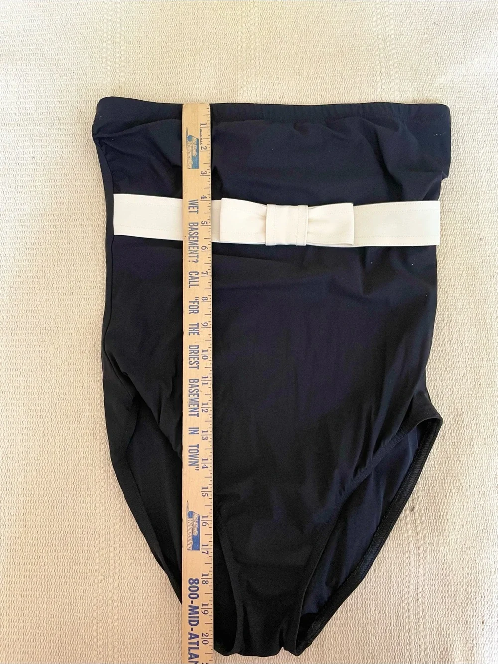 Karla Colletto Kit Bow Detail Swimsuit Strapless One piece UK 10 US 6